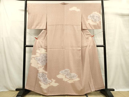 平和屋着物■訪問着　辻が花　絞り　暈し染め　正絹　逸品　DABF0911ya