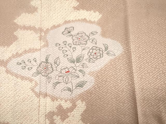 平和屋着物■訪問着　辻が花　絞り　暈し染め　正絹　逸品　DABF0911ya