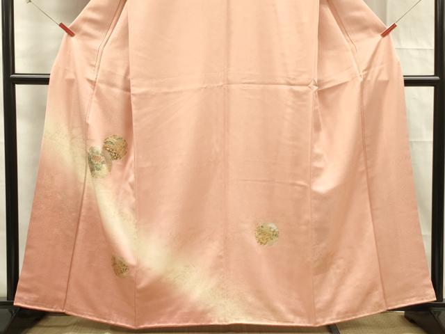 平和屋着物■訪問着　雪輪花松文　暈し染め　金彩　正絹　逸品　未使用　DABF0913ya