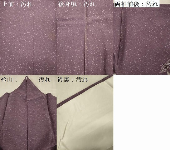 平和屋着物■中国三大刺繍　相良刺繍　訪問着　舞葉文　正絹　逸品　DABF0917ya