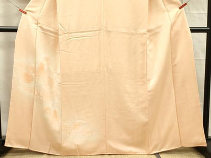 平和屋着物■訪問着　陶器花地紋　暈し染め　正絹　逸品　DABF0924ya