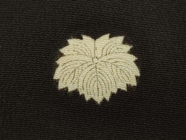 平和屋着物■豪華黒留袖　刺繍　草花文　金銀糸　正絹　逸品　DABF0927ya