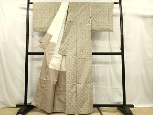 平和屋着物■本場大島紬　舞花文　正絹　逸品　DABF0933ya