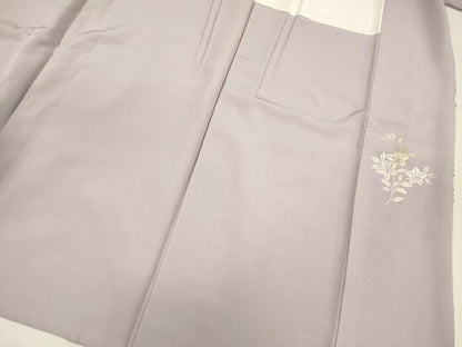平和屋着物■訪問着　作家物　渡橋風景花文　暈し染め　金彩　正絹　逸品　DABF0941ya
