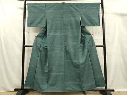 平和屋着物■上質な紬　霞文　正絹　逸品　未使用　DABF0943ya