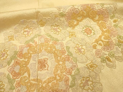 平和屋着物■中国三大刺繍　相良刺繍　総刺繍　色留訪問着　正倉院花文　正絹　逸品　DABF0945ya