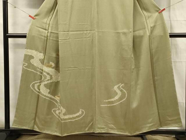 平和屋着物■中国三大刺繍　スワトウ刺繍　汕頭刺繍　総刺繍　訪問着　絞り　金糸　正絹　逸品　DABF0959ya