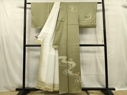 平和屋着物■中国三大刺繍　スワトウ刺繍　汕頭刺繍　総刺繍　訪問着　絞り　金糸　正絹　逸品　DABF0959ya
