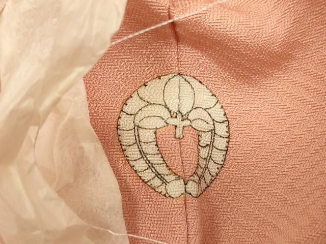 平和屋着物■豪華色留袖　扇面鴛鴦花文　暈し染め　金彩　正絹　逸品　DABF0961ya
