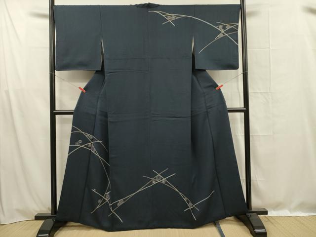 平和屋着物■訪問着　幾何学文　正絹　逸品　DABF0974ya