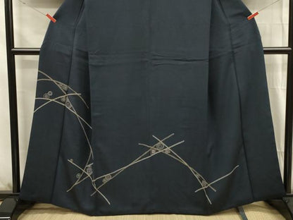 平和屋着物■訪問着　幾何学文　正絹　逸品　DABF0974ya