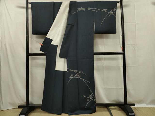 平和屋着物■訪問着　幾何学文　正絹　逸品　DABF0974ya