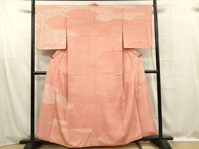 平和屋着物■訪問着　江戸小紋　作家物　雲取り吉祥文　正絹　逸品　DABF0994ya