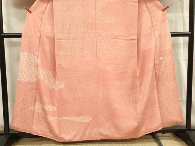 平和屋着物■訪問着　江戸小紋　作家物　雲取り吉祥文　正絹　逸品　DABF0994ya
