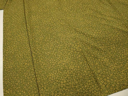 平和屋着物■上質な小紋　花唐草文　正絹　逸品　DABF0996ya
