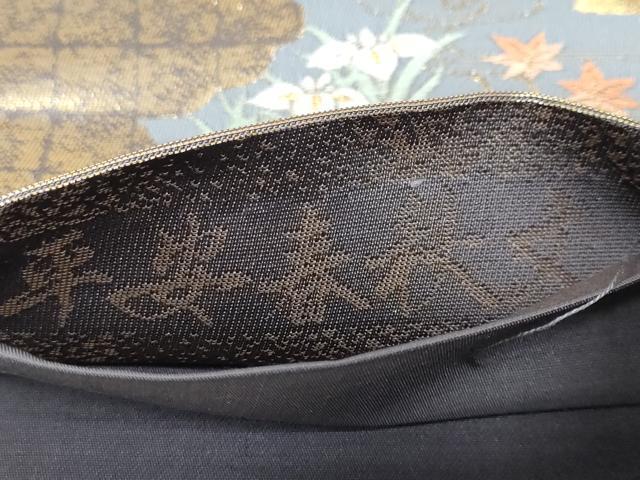 平和屋着物◎六通柄袋帯 平安春秋文 金糸 正絹 逸品 DABF1122ud