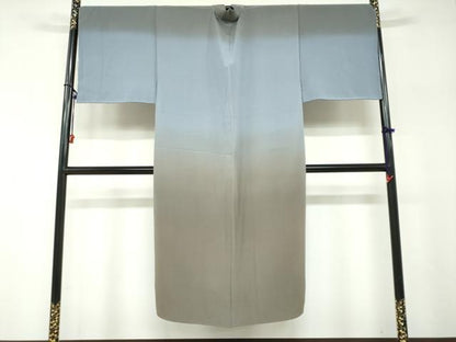 平和屋着物●男性　長襦袢　袷　霞文　正絹　逸品　DABF1152ud