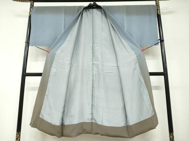 平和屋着物●男性　長襦袢　袷　霞文　正絹　逸品　DABF1152ud