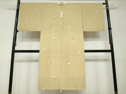 平和屋着物●長襦袢　無双仕立て　流水舞桜文　蛍暈し　正絹　逸品　DABF1153ud
