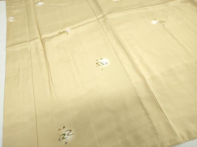 平和屋着物●長襦袢　無双仕立て　流水舞桜文　蛍暈し　正絹　逸品　DABF1153ud