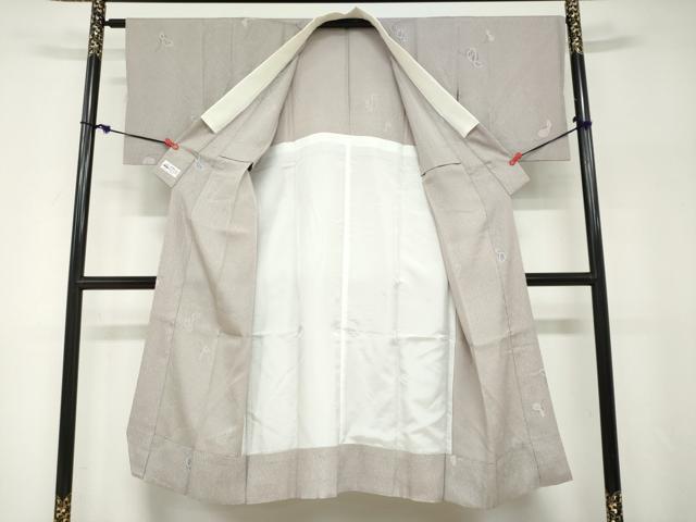 平和屋着物●長襦袢　無双仕立て　瓢箪　ひょうたん　やまと誂製　正絹　逸品　DABF1154ud