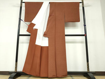 平和屋着物●重要無形文化財　人間国宝　中村勇二郎　江戸小紋　古代菊　正絹　逸品　DABF1173ud