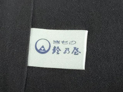 平和屋着物●本場結城紬　重要無形文化財　80亀甲　花丸文　鈴乃屋扱い　正絹　逸品　DABF1183ud