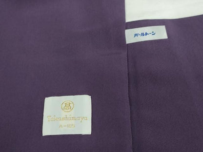 平和屋着物●世界的人形師　辻村寿三郎　ジュサブロー　小紋　舞桜間道　高島屋扱い　正絹　逸品　DABF1193ud
