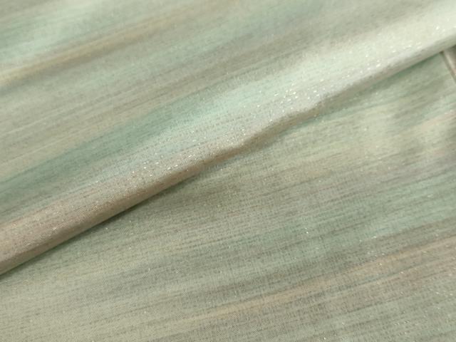 平和屋着物●訪問着　紬地　霞文　金通し地　正絹　逸品　DABF1198ud