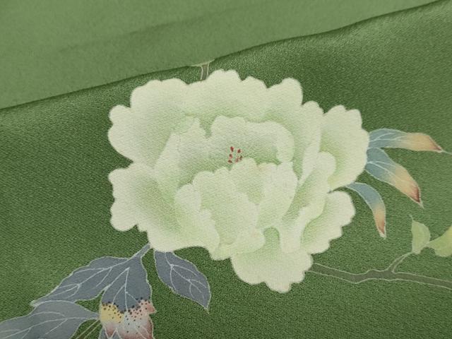 平和屋着物●友禅作家　北川聖水　訪問着　花籠文　暈し染め　正絹　逸品　DABF1202ud