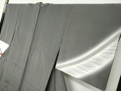 平和屋着物●訪問着　紬地　霞文　正絹　逸品　DABF1238ud