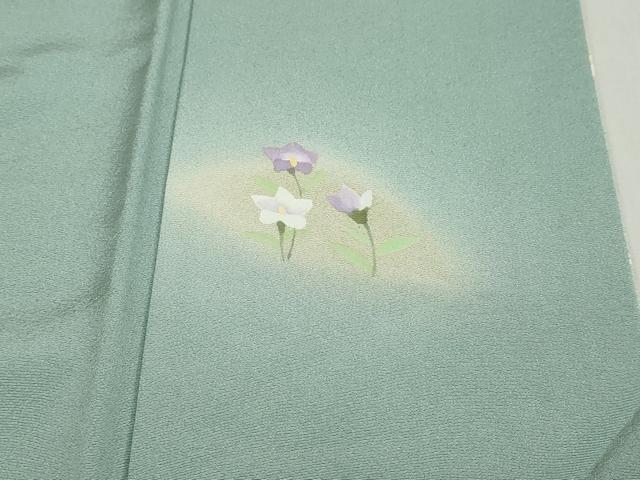 平和屋着物●豪華色留袖　草花文　暈し染め　金彩　正絹　逸品　未使用　DABF1243ud