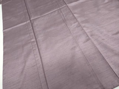 平和屋着物●上質な紬　二藍色　正絹　逸品　DABF1246ud