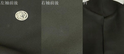 平和屋着物●金彩友禅　卓越技能者・名工・和田光正　黒留袖　平安御所車草花文　金銀彩　正絹　逸品　DABF1258ud