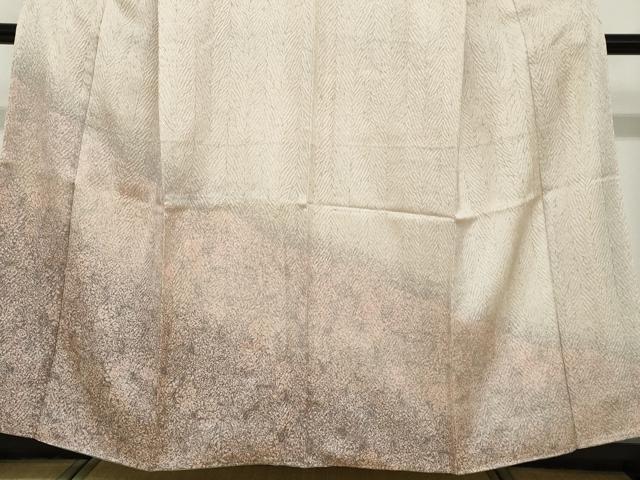 平和屋着物●訪問着　絞り　草花文　正絹　逸品　未使用　DABF1265ud