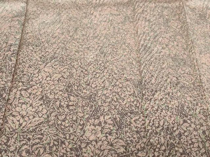 平和屋着物●訪問着　絞り　草花文　正絹　逸品　未使用　DABF1265ud