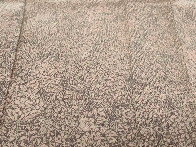 平和屋着物●訪問着　絞り　草花文　正絹　逸品　未使用　DABF1265ud