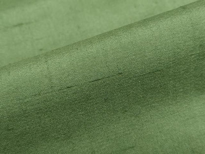 平和屋着物●上質な紬　深緑色　正絹　逸品　DABF1283ud