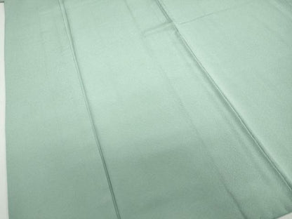 平和屋着物●上質な色無地　裏葉柳色　正絹　逸品　DABF1284ud