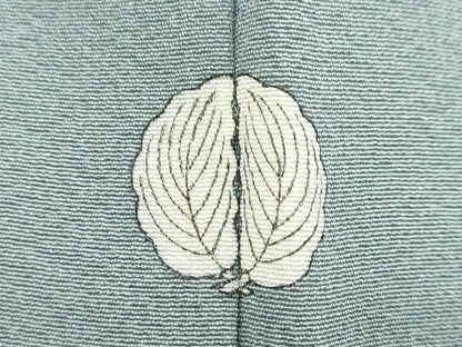 平和屋着物●上質な色無地　錫色　正絹　逸品　DABF1286ud