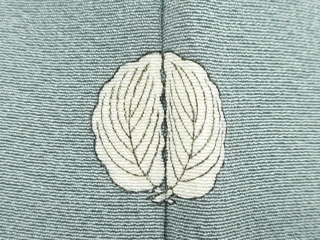 平和屋着物●上質な色無地　錫色　正絹　逸品　DABF1286ud