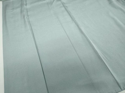 平和屋着物●本加賀友禅作家　成竹登茂男　色無地　素鼠色　正絹　逸品　DABF1287ud