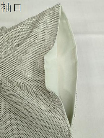 平和屋着物●本塩沢　草花文　正絹　逸品　未使用　DABF1314ud