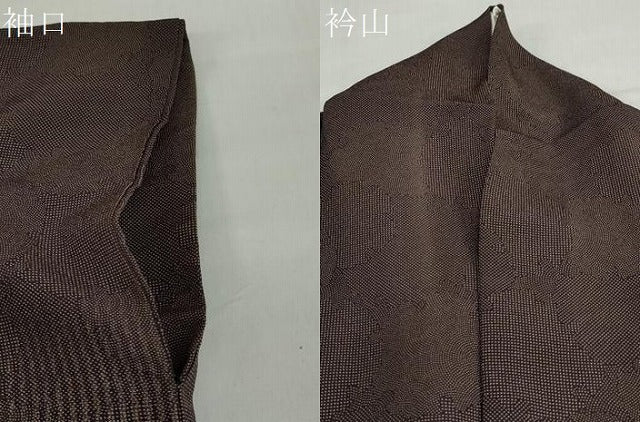 平和屋着物●江戸小紋　訪問着　雪輪文　正絹　逸品　DABF1316ud