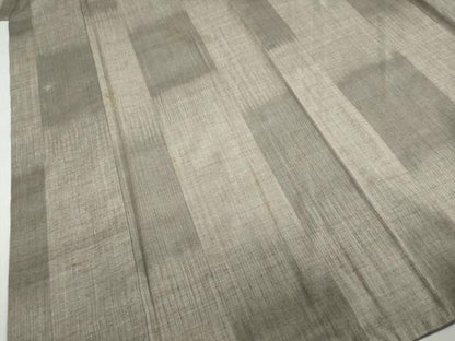 平和屋着物●池田重子コレクション　本場結城紬　重要無形文化財　市松　奥順織物謹製　鑑定証付き　正絹　逸品　DABF1319ud