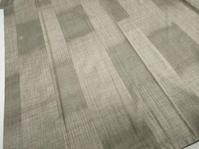 平和屋着物●池田重子コレクション　本場結城紬　重要無形文化財　市松　奥順織物謹製　鑑定証付き　正絹　逸品　DABF1319ud