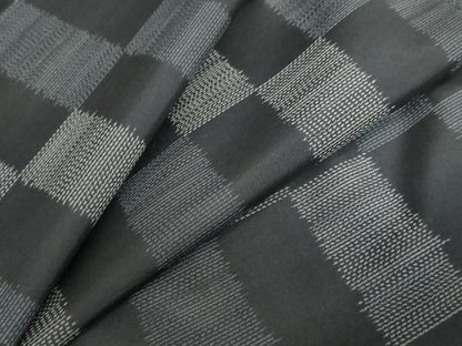 平和屋着物●本場大島紬　格子文　ほていや扱い　正絹　逸品　DABF1320ud