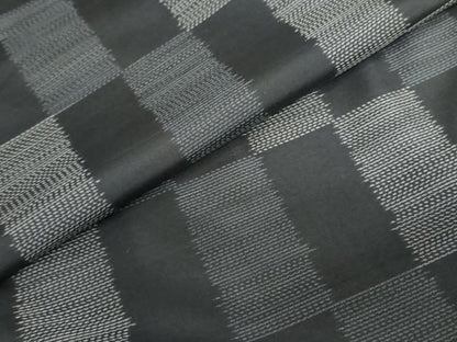 平和屋着物●本場大島紬　格子文　ほていや扱い　正絹　逸品　DABF1320ud