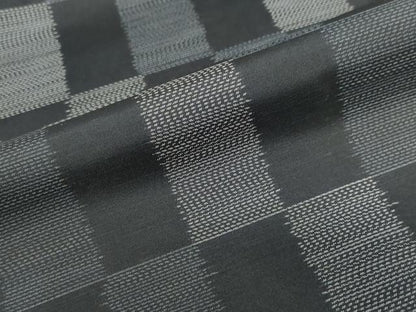 平和屋着物●本場大島紬　格子文　ほていや扱い　正絹　逸品　DABF1320ud