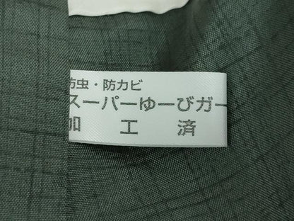 平和屋着物●訪問着　紬地　手毬文　正絹　逸品　DABF1321ud